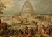 La Torre de Babel (Conflicto de casos) - Hendrick van Cleve III — vista de la obra