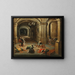 Interior de prisión con la Liberación de san Pedro - Hendrick van Steenwijck el Joven — cuadro enmarcado en la pared