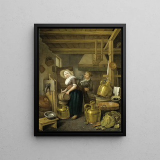 Hendrick van der Burgh - After Milking Time.webp