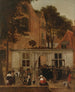La entrega de un diploma en la Universidad de Leiden alrededor de 1650 - Hendrick van der Burgh — vista de la obra