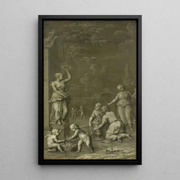 Homenaje a Pomona - Hendrik Carr II — cuadro enmarcado en la pared
