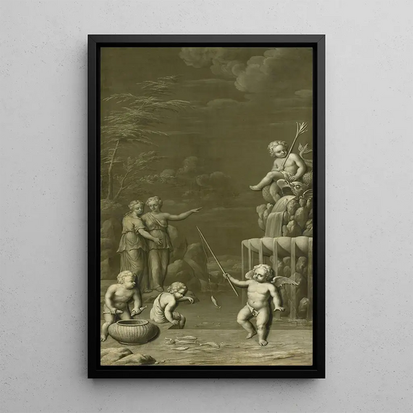 La prise - Hendrik Carr II — cuadro enmarcado en la pared