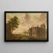 a castle - Hendrik Frans de Cort — framed artwork on a wall