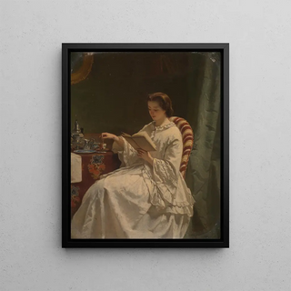 Hendrik Jacobus Scholten - Morning reading.webp