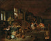 interior de cocina con campesinos celebrando - Hendrik Martensz Sorgh — vista de la obra
