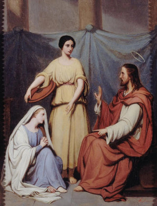 Hendrik Scheffer - Jsus chez Marthe et Marie.webp