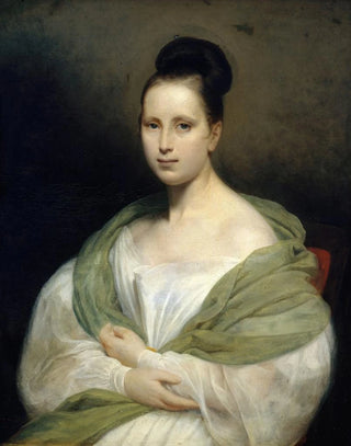 Hendrik Scheffer - Portrait dAdlade RousseauScheffer.webp