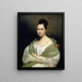 Hendrik Scheffer - Portrait dAdlade RousseauScheffer.webp