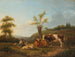 Paisaje con ganado cerca de Darthuizen - Hendrik Stokvisch — vista de la obra