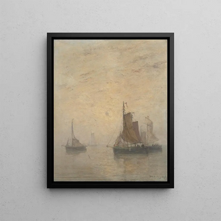 Hendrik Willem Mesdag - Misty Weather.webp