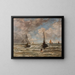 La moldura de la ancla - Hendrik Willem Mesdag — cuadro enmarcado en la pared