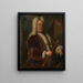 Dirk van Cloon 1730-1735 - Hendrik van den Bosch — cuadro enmarcado en la pared