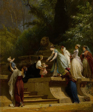 HenriCharlesAntoine Baron - Dans le jardin.webp