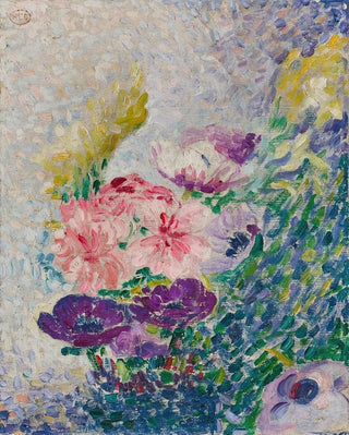 HenriEdmond Cross - Bouquet de pavots et chrysanthmes.webp
