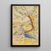 Woman under a tree - Henri-Edmond Cross — framed artwork on a wall