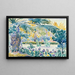 Jardín del pintor en Saint-Clair - Henri-Edmond Cross — cuadro enmarcado en la pared