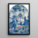 El jardín en Provenza - Henri-Edmond Cross — cuadro enmarcado en la pared