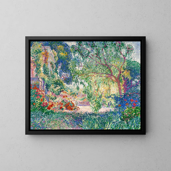 Le faux poivrier de Provence - Henri-Edmond Cross — framed artwork on a wall