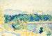 Mediterranean landscape painting with a white house - Henri-Edmond Cross — artwork view