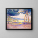 Pins le long de la côte - Henri-Edmond Cross — framed artwork on a wall