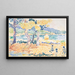 Pins sur la côte - Henri-Edmond Cross — framed artwork on a wall