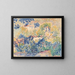 The artist's garden in Saint-Clair - Henri-Edmond Cross — framed artwork on a wall