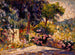 La terraza florida - Henri-Edmond Cross — vista de la obra