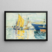 Venice, the Giudecca - Henri-Edmond Cross — framed artwork on a wall