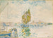 Venice sailboat on the Giudecca canal - Henri-Edmond Cross — artwork view