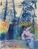 Estudio para Jardín en Provenza - Henri-Edmond Cross — vista de la obra