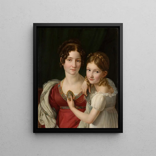 HenriFranois Riesener - Portrait Of A Mother With Her Daughter.webp