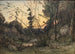 Un claro al atardecer - Henri-Joseph Harpignies — vista de la obra