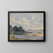 Bordes de río - Henri-Joseph Harpignies — cuadro enmarcado en la pared