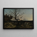 Moonlight Landscape near Marseille - Henri-Joseph Harpignies — framed artwork on a wall