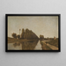 El Canal de Briare - Henri-Joseph Harpignies — cuadro enmarcado en la pared
