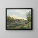 Hérisson - Henri-Joseph Harpignies — cuadro enmarcado en la pared