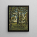 La Clairière - Henri-Joseph Harpignies — cuadro enmarcado en la pared