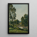 La charca en el bosque - Henri-Joseph Harpignies — cuadro enmarcado en la pared