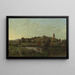 Landscape Painting in Auvergne - Henri-Joseph Harpignies — framed artwork on a wall