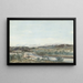 Paisaje con un valle fluvial en el sur de Francia - Henri-Joseph Harpignies — cuadro enmarcado en la pared