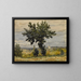L'arbre au bord du chemin - Henri-Joseph Harpignies — cuadro enmarcado en la pared