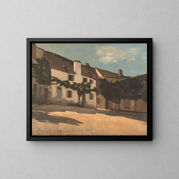 Maison Hrisson - Henri-Joseph Harpignies — cuadro enmarcado en la pared