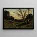 Mañana en la Nièvre - Henri-Joseph Harpignies — cuadro enmarcado en la pared
