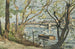 Vue de Paris sur la Seine avec le pont du Carrousel - Henri-Joseph Harpignies — artwork view