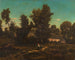 Paisaje con cabañas - Henri-Joseph Harpignies — vista de la obra