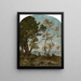 Paisaje del sur - Henri-Joseph Harpignies — cuadro enmarcado en la pared
