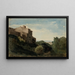 Paisaje en Ariccia - Henri-Joseph Harpignies — cuadro enmarcado en la pared