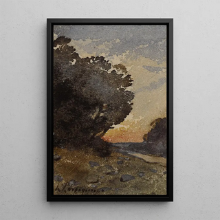 HenriJoseph Harpignies - Petit paysage.webp