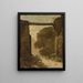 Puerta - Henri-Joseph Harpignies — cuadro enmarcado en la pared
