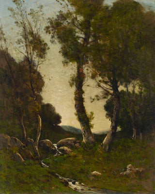 HenriJoseph Harpignies - Stream Near Nevers.webp